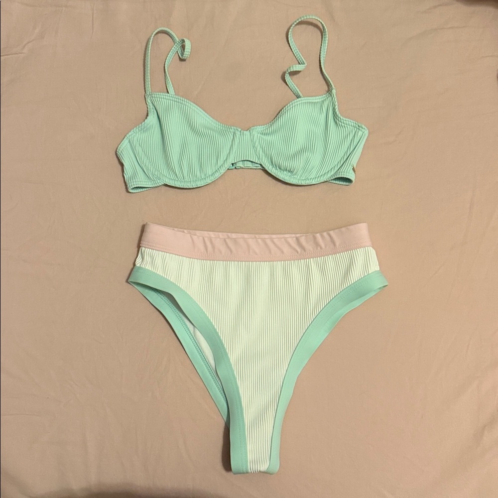Roxy Pastel Pink and Mint Apparel
